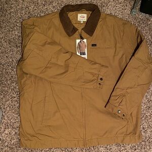 Wrangler brown and dark brown work jacket